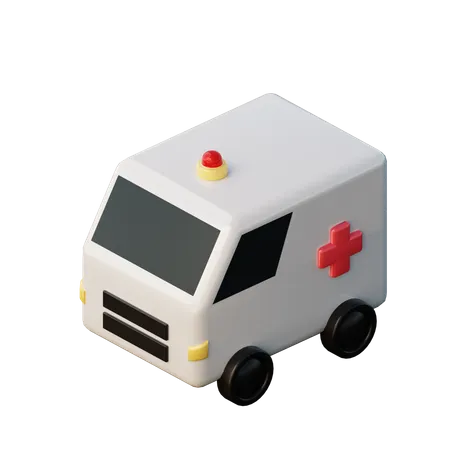 Ambulance  3D Illustration