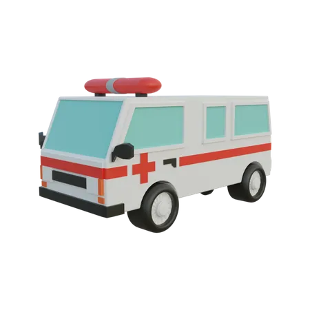 Ambulance  3D Illustration