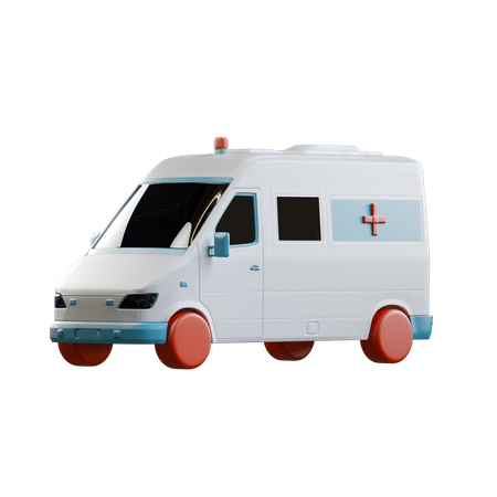 Ambulance  3D Illustration