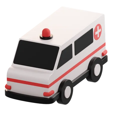 Ambulance  3D Illustration