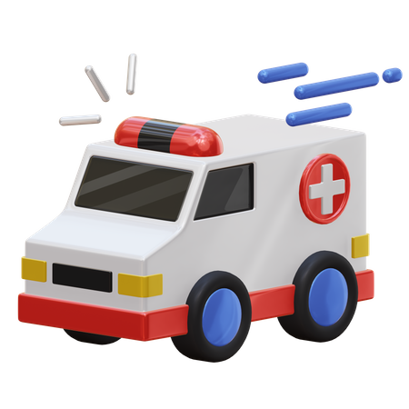 Ambulance  3D Illustration