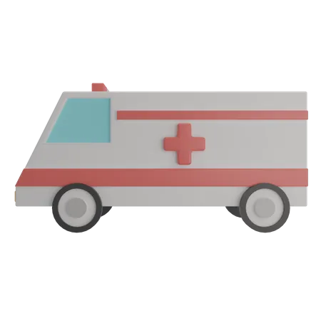 Ambulance  3D Illustration