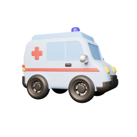 Ambulance  3D Illustration