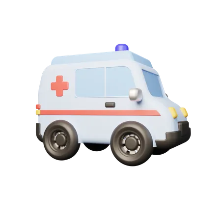 Ambulance  3D Illustration