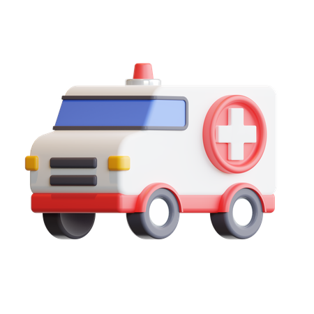 Ambulance  3D Illustration