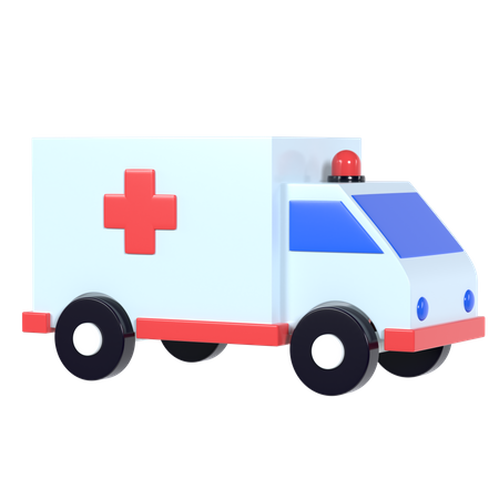 Ambulance  3D Illustration