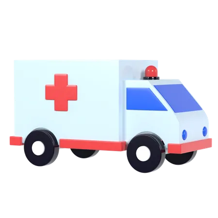 Ambulance  3D Illustration