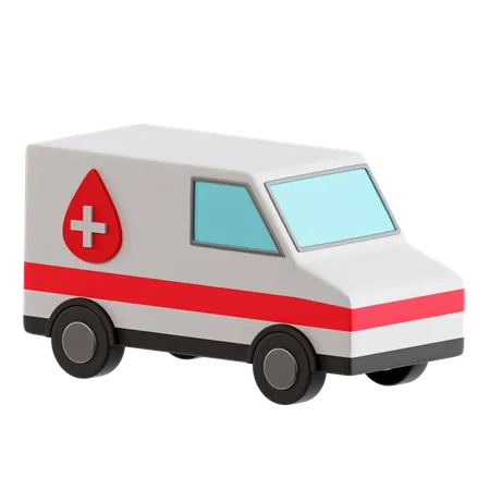 Ambulance 3D Icon