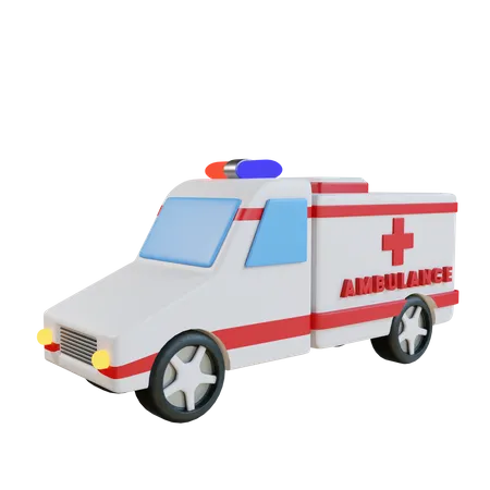Ambulance  3D Icon