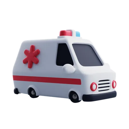 Ambulance 3 D Icon Health Care And Medical Concept 3D Icon