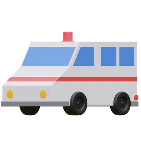 Ambulance 3 D Icon Illustration 3D Icon