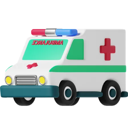 Ambulance 3 D Icon 3D Icon