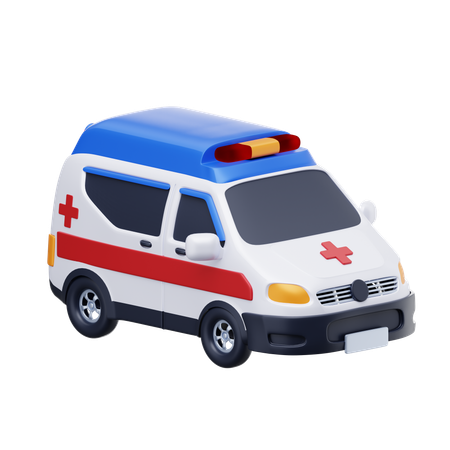 Ambulance Car  3D Icon