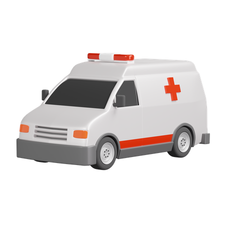 Ambulance Car 3D Illustration