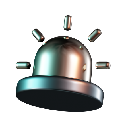 Ambulance Light  3D Icon