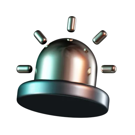 Ambulance Light  3D Icon