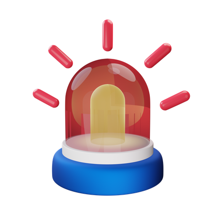 Ambulance siren  3D Icon