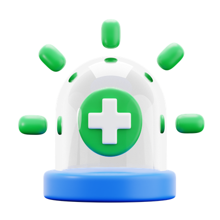 Ambulance Siren  3D Icon