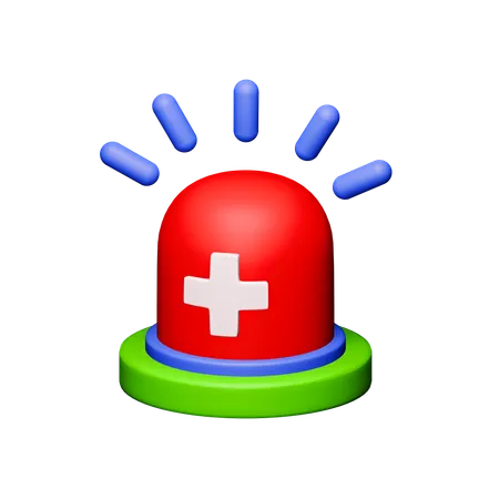 Ambulance siren  3D Icon