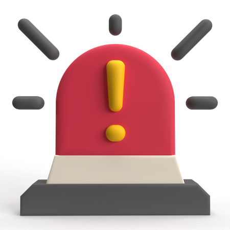 Ambulance Siren  3D Icon
