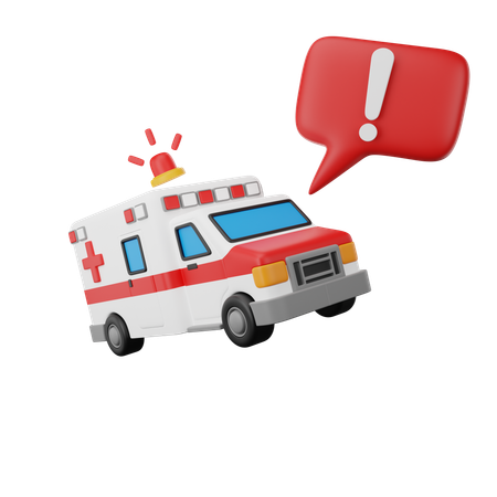 Ambulance d'urgence  3D Icon