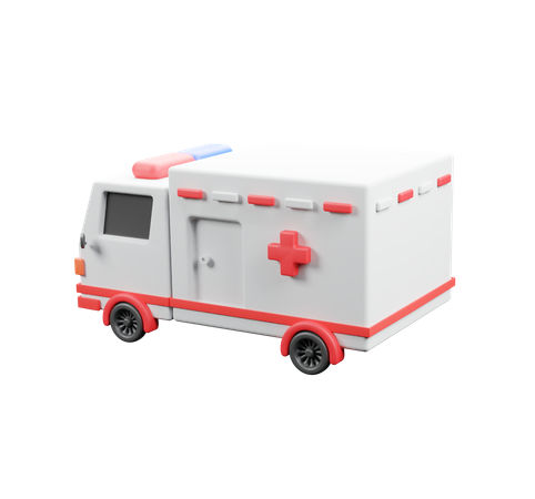 Ambulance Van  3D Icon