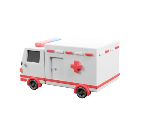 Ambulance Van  3D Icon