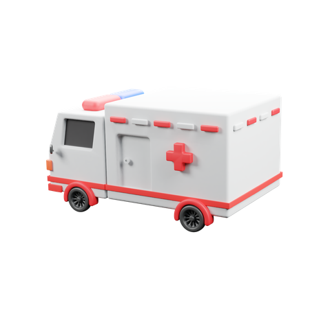 Ambulance Van  3D Icon