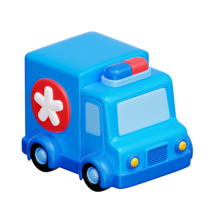 Ambulance Van  3D Icon