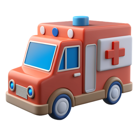 Voiture d'ambulance  3D Icon