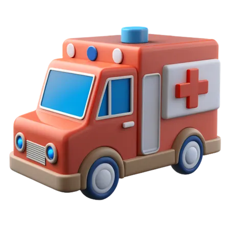 Voiture d'ambulance  3D Icon