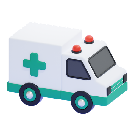 Voiture d'ambulance  3D Icon