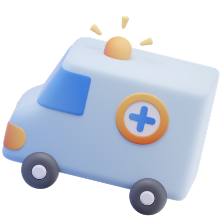 Ambulancia  3D Icon