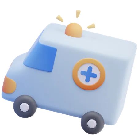 Ambulancia  3D Icon