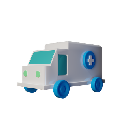 Ambulância  3D Icon