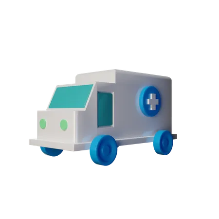 Ambulância  3D Icon