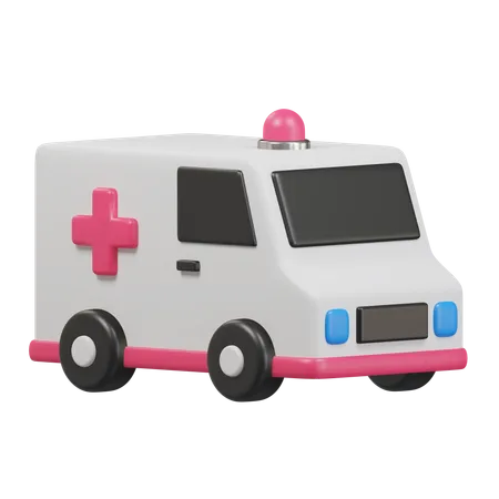 Ambulância  3D Icon