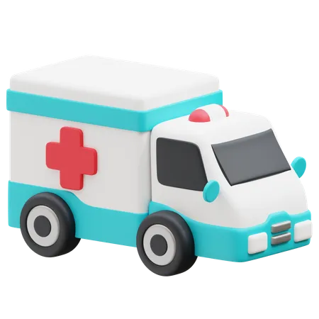 Ambulância  3D Icon