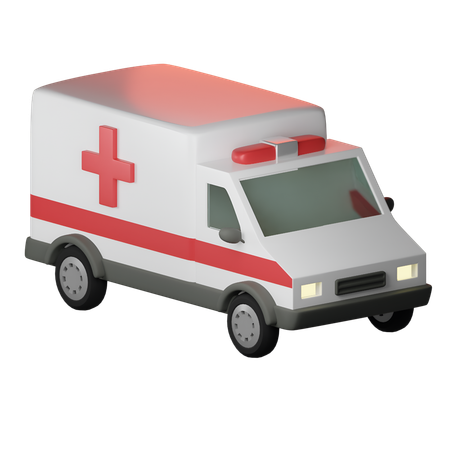 Ambulancia  3D Icon