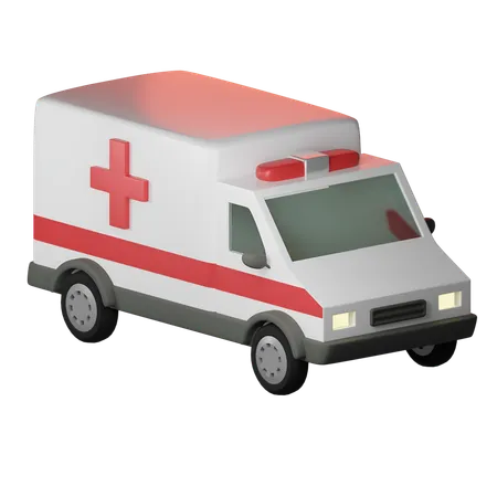 Ambulancia  3D Icon