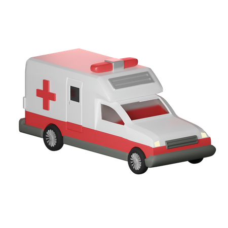 Ambulancia  3D Icon