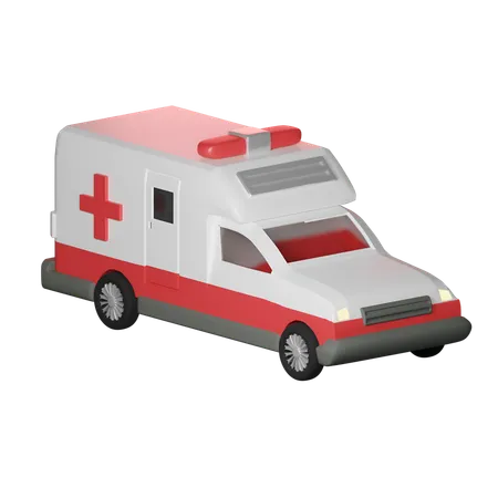 Ambulancia  3D Icon