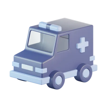 Ambulância  3D Icon