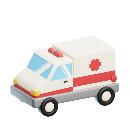 Ambulância  3D Icon