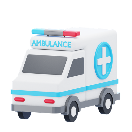 Ambulância  3D Icon