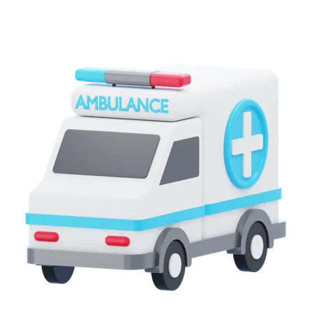 Ambulância  3D Icon