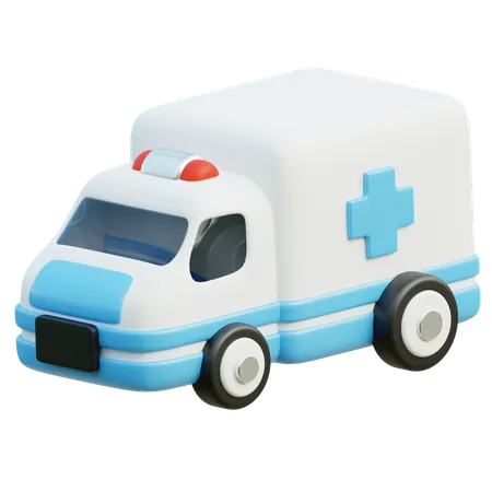 Ambulância  3D Icon