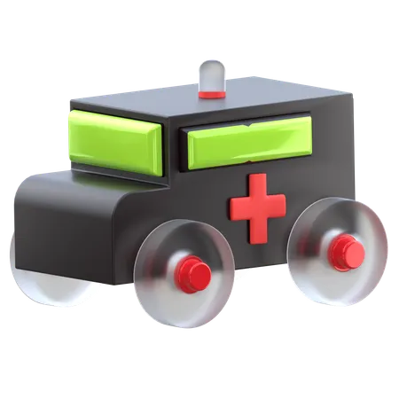 Ambulância  3D Icon