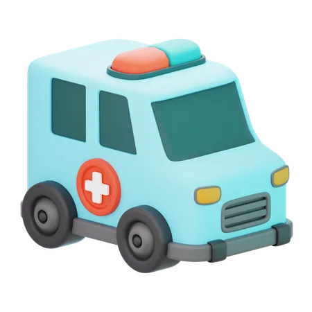 Ambulância  3D Icon