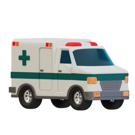 Ambulância  3D Icon